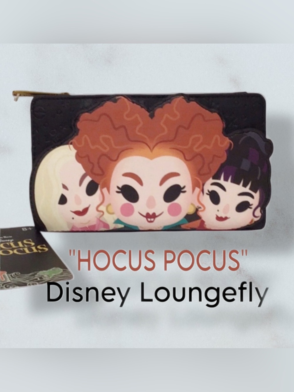DISNEY Loungefly Hocus Pocus Sanderson Sisters Wallet NWT